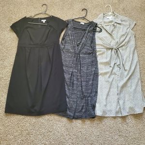 Bundle Lot Maternity Dresses Size S (2 are nursing friendly)